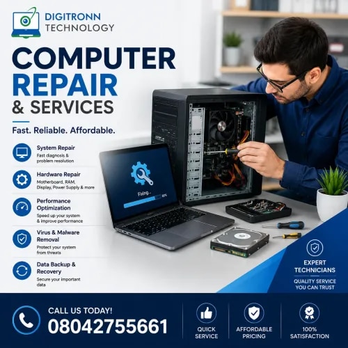 omputer repairing service in Pune at your doorstep with affordable service in lowest charges. Our experienced and skilled hardware engineer will visit your home or office to diagnose the issue for your device and resolve the issue in front of you. If problem is major then we will take your desktop at our Service Center and deliver it to you after resolving the issue. We ensure that you will get the pickup-receipt including device specification mentioned on it. We mentioned all your device spare parts on receipt and sent you on your email address through our system.