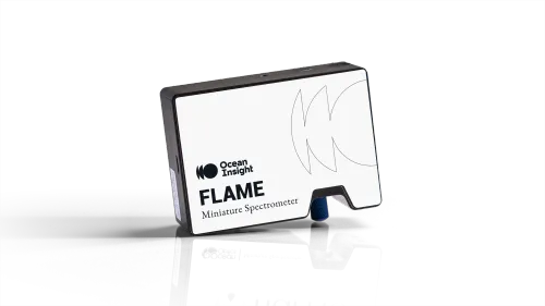 FLAME-T-UV-VIS Spectrometer Assembly, 200-850nm Flame is assembled using precision manufacturing techniques that help deliver high thermal stability and low unit to unit variation — without compromising the versatility of Ocean Insight modular spectrometers. Features such as interchangeable slits, indicator LEDs and simple device connectors deliver more freedom and less frustration with setups. Flame is available in custom and preconfigured versions for applications across the UV- Visible and Vis-NIR, as well as for irradiance measurements and chemistry-lab use.