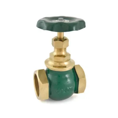 Bronze Globe Valve No.5 (Screwed) SolutionsScrewed Female Ends to IS 554 / BS 21 / ISO 7.Screwed in Bonnet, Inside Screw, Rising Stem, Integral Seat.Designed sheet metal handwheel for a firm grip and convenient operation.Provision for re-packing under pressure.Premium Quality PTFE Gland Packing.Heavy Pattern.Test Pressure (Hydrostatic) :Shell : 35 kg/cm²g (500 psig)Seat : 20 kg/cm²g (285 psig)Maximum Working Temperature : 225°C