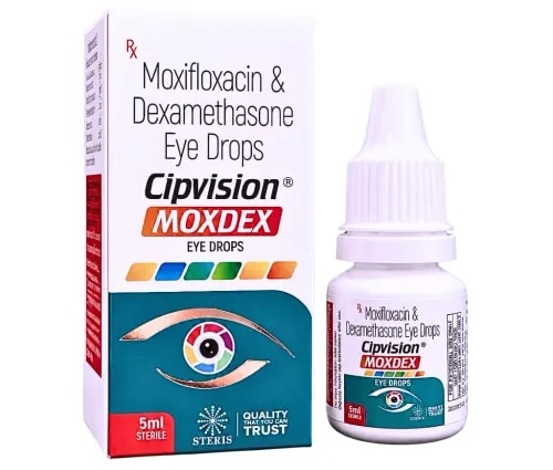 Buy Moxifloxacin & Dexamethasone Eye Drops Online at the Best PriceMoxifloxacin & Dexamethasone Eye Drops are a prescription ophthalmic medication formulated to treat bacterial eye infections accompanied by inflammation. This dual-action eye drop combines Moxifloxacin, a broad-spectrum fluoroquinolone antibiotic, and Dexamethasone, a corticosteroid that helps reduce redness, swelling, pain, and irritation.If you are experiencing symptoms such as red eyes, bacterial conjunctivitis, post-operative eye inflammation, or other bacterial eye conditions, Moxifloxacin & Dexamethasone Eye Drops offer effective treatment by eliminating infection while controlling inflammation.Order genuine Moxifloxacin & Dexamethasone Eye Drops online from our trusted pharmacy with competitive pricing, secure payment options, and fast worldwide delivery.What Are Moxifloxacin & Dexamethasone Eye Drops?Moxifloxacin & Dexamethasone Eye Drops are a combination ophthalmic solution prescribed by eye specialists for treating bacterial infections of the eye where inflammation is also present.Active IngredientsMoxifloxacin: A fourth-generation fluoroquinolone antibiotic that stops bacterial growth by inhibiting DNA replication.Dexamethasone: A potent corticosteroid that reduces inflammation, swelling, redness, itching, and discomfort.Together, these ingredients provide comprehensive treatment by fighting bacteria while relieving inflammatory symptoms.Uses of Moxifloxacin & Dexamethasone Eye DropsDoctors commonly prescribe these eye drops for:Bacterial conjunctivitis (Pink Eye)BlepharitisKeratitisCorneal bacterial infectionsPost-operative eye inflammationEye infections after cataract surgeryInflammatory bacterial eye conditionsPrevention of infection following certain eye proceduresNote: These eye drops are effective only against bacterial infections and should not be used for viral or fungal eye infections unless advised by an ophthalmologist.Benefits of Moxifloxacin & Dexamethasone Eye DropsChoosing this combination medication provides several advantages:Treats bacterial infection effectivelyReduces eye redness and swellingRelieves pain and irritationSpeeds recovery after eye surgeryHelps prevent complicationsBroad-spectrum antibacterial coverageConvenient combination therapy in one bottleHow Moxifloxacin & Dexamethasone Eye Drops WorkThis medication works through a dual mechanism.MoxifloxacinMoxifloxacin blocks bacterial enzymes called DNA gyrase and topoisomerase IV, preventing bacteria from multiplying and ultimately eliminating the infection.DexamethasoneDexamethasone suppresses inflammatory chemicals produced by the body's immune response, reducing:SwellingRednessPainEye irritationWateringTogether, these ingredients provide faster symptom relief while addressing the underlying bacterial infection.How to Use Moxifloxacin & Dexamethasone Eye DropsFor the best results:Wash your hands thoroughly.Shake the bottle if instructed.Tilt your head back.Pull down the lower eyelid.Instill the prescribed number of drops.Close your eye gently for 1–2 minutes.Avoid touching the dropper tip to any surface.Always follow your eye doctor's prescribed dosage and complete the full treatment course.Recommended DosageThe dosage depends on:Severity of infectionPatient's ageMedical historyDoctor's recommendationTypically, patients are advised to use 1–2 drops in the affected eye several times daily, but dosage varies according to individual treatment plans.Never stop using the medication early even if symptoms improve.Possible Side EffectsLike all medications, Moxifloxacin & Dexamethasone Eye Drops may cause mild side effects.Common side effects include:Temporary burning sensationEye irritationMild blurred visionWatery eyesDry eyesItchingEye discomfortRare but serious side effects include:Allergic reactionsIncreased eye pressureVision changesPersistent eye painSecondary eye infectionsSeek immediate medical attention if severe reactions occur.Precautions Before UsingInform your doctor if you have:GlaucomaViral eye infectionsFungal eye diseaseEye injuryAllergies to fluoroquinolone antibioticsPregnancy or breastfeedingAvoid wearing contact lenses during active eye infection unless your doctor approves.Do not share eye drops with others.Storage InstructionsStore the eye drops:At room temperatureAway from direct sunlightKeep bottle tightly closedProtect from moistureKeep out of children's reachDiscard the bottle after the recommended period once opened.Why Buy Moxifloxacin & Dexamethasone Eye Drops From Us?When purchasing from our online pharmacy, you receive:Genuine pharmaceutical productsAffordable pricesSecure online orderingWorldwide shippingSafe packagingReliable customer supportFast order processingQuality assuranceWe prioritize customer safety by supplying onlyThey are used to treat bacterial eye infections while reducing inflammation, redness, pain, and swelling caused by the infection authentic medications sourced from trusted manufacturers.Frequently Asked Questions (Google & Voice Search Optimized)What are Moxifloxacin & Dexamethasone Eye Drops used for?They are used to treat bacterial eye infections while reducing inflammation, redness, pain, and swelling caused by the infection or after eye surgery.Are Moxifloxacin & Dexamethasone Eye Drops antibiotics?Yes. Moxifloxacin is an antibiotic that kills bacteria, while Dexamethasone is a corticosteroid that reduces inflammation.How long do Moxifloxacin & Dexamethasone Eye Drops take to work?Many patients notice symptom improvement within 24–48 hours, although the complete treatment course should always be finished as prescribed.Can I use Moxifloxacin & Dexamethasone Eye Drops for pink eye?Yes, they are commonly prescribed for bacterial conjunctivitis (pink eye). They are not effective for viral or allergic conjunctivitis unless specifically recommended by a doctor.Can these eye drops treat viral eye infections?No. They are intended for bacterial infections and should not be used for viral eye infections without medical supervision.Is a prescription required for Moxifloxacin & Dexamethasone Eye Drops?Yes. These are prescription medications and should only be used under the guidance of a qualified healthcare professional.Can I wear contact lenses while using these eye drops?It is generally recommended to avoid wearing contact lenses during treatment for an active bacterial eye infection unless your eye doctor advises otherwise.How often should I use Moxifloxacin & Dexamethasone Eye Drops?Follow your doctor's prescribed schedule. The frequency depends on the severity of your eye infection.What should I do if I miss a dose?Use the missed dose as soon as you remember. If it is nearly time for the next scheduled dose, skip the missed one and continue your normal dosing schedule. Do not use a double dose.Can children use Moxifloxacin & Dexamethasone Eye Drops?They may be prescribed for children in certain cases, but only under the supervision of a qualified healthcare provider.Are there any side effects?Some people experience temporary burning, mild irritation, blurred vision, or watery eyes. Serious side effects are uncommon but require prompt medical attention.Can I drive after using the eye drops?Temporary blurred vision may occur immediately after application. Wait until your vision clears before driving or operating machinery.How should I store Moxifloxacin & Dexamethasone Eye Drops?Store them at room temperature, away from heat, moisture, and direct sunlight. Keep the bottle tightly closed when not in use.Can I stop using the eye drops when my eyes feel better?No. Complete the entire prescribed course even if symptoms improve to help ensure the infection is fully treated and reduce the risk of recurrence.Where can I buy genuine Moxifloxacin & Dexamethasone Eye Drops online?You can purchase authentic Moxifloxacin & Dexamethasone Eye Drops from a reputable licensed online pharmacy that offers genuine products, secure payments, and reliable shipping. Always ensure a valid prescription is provided where required.SEO Meta Title (60 characters):Moxifloxacin & Dexamethasone Eye Drops | Buy OnlineSEO Meta Description (160 characters):Buy Moxifloxacin & Dexamethasone Eye Drops online for bacterial eye infections and inflammation. Genuine medicine, affordable price, fast worldwide delivery.SEO URL Slug:/moxifloxacin-dexamethasone-eye-dropsPrimary Keyword:Moxifloxacin & Dexamethasone Eye DropsRelated SEO Keywords:Buy Moxifloxacin & Dexamethasone Eye DropsMoxifloxacin Eye DropsDexamethasone Eye DropsAntibiotic Eye DropsEye Infection TreatmentEye Drops for Bacterial ConjunctivitisPrescription Eye DropsPost Eye Surgery Eye DropsMoxifloxacin Dexamethasone Ophthalmic SolutionEye Drops for Eye Infection