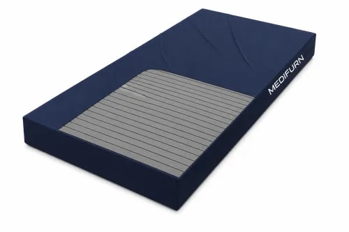 The Ultra Premium Mattress is designed to provide comfort and support for patients in hospitals and healthcare facilities. It is made with high-density PU foam and covered with a durable PU-coated cover that is easy to clean and maintain. The mattress offers excellent breathability, is fire retardant, supports CPR procedures, and is compatible with X-ray imaging, making it suitable for a wide range of medical applications.FeaturesPU coated coverFire retardantBreathable designCPR compatibleX-ray compatibleSpecificationsLength: 1890 mmWidth: 810 mmThickness: 100 mmDensity: 40Material: PU Foam Ultra