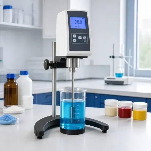 Bharat Scientific World supplies digital viscometers for pharmaceutical labs, paint and coating laboratories, food testing labs, research centres, colleges and industrial quality-control laboratories. A digital viscometer is used for measuring viscosity of liquids, semi-solids and process samples in routine quality testing.This viscosity meter is suitable for pharma QC departments, food laboratories, chemical testing labs, paint labs, research facilities and production quality-control departments. It can be supplied along with pH meters, balances, ovens, water baths, glassware, lab furniture and other laboratory instruments.Contact Bharat Scientific World for digital viscometer, viscosity meter, pharma QC lab equipment, paint testing instrument and complete laboratory equipment supply.