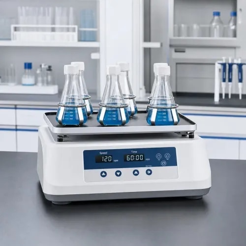 Bharat Scientific World supplies orbital shakers and shaking incubators for microbiology labs, biotechnology laboratories, pharmaceutical labs, research centres, colleges and industrial quality-control laboratories. An orbital shaker is used for controlled shaking, mixing and culture work in routine laboratory applications.This laboratory shaker is suitable for microbiology labs, biology labs, pharma R&D labs, research institutes, food testing labs and QC departments. It can be supplied along with incubators, autoclaves, laminar air flow cabinets, centrifuges, glassware, lab furniture and complete laboratory setup requirements.Contact Bharat Scientific World for orbital shaker, laboratory shaker, shaking incubator, microbiology lab equipment and complete laboratory equipment supply.