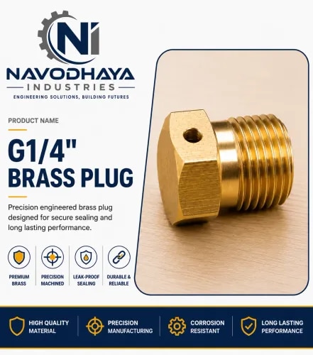 G1/4" Brass Plug product image