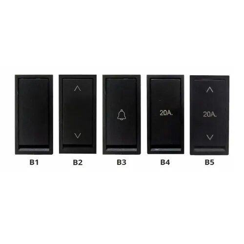 MILAN POWER Modular Flat Switch Black – 1M product image