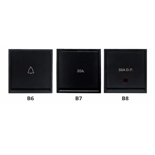 MILAN POWER Modular Flat Switch Black (2M) product image