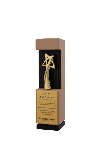 wood metal trophy