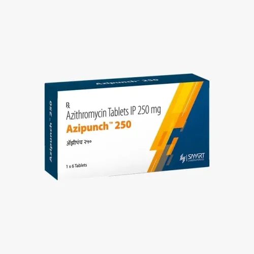 Azipunch 250 Tablet Hospital & Export Supplier India | Ernest Pharmaceutical DescriptionSource Azipunch 250 tablets containing Azithromycin 250mg from Ernest Impex—medical supplier for hospitals, distributors and licensed international buyers.Azipunch 250 Azithromycin 250mg Hospital and Export Supplier in IndiaProduct DescriptionAzipunch 250 is a prescription antibacterial medicine containing Azithromycin 250mg. Azithromycin belongs to the macrolide antibacterial class and may be prescribed for specific infections caused by susceptible bacteria.The medicine is ineffective against viral infections such as the common cold and flu. Incorrect or unnecessary antibiotic use can contribute to antimicrobial resistance. Its indication, dose and treatment duration must be determined by a registered medical practitioner and followed exactly as prescribed. Official prescribing information also contains precautions concerning allergic reactions, liver problems and QT-interval prolongation in susceptible patients. Azithromycin prescribing informationConfirm the Azipunch 250 brand name, Azithromycin 250mg composition, dosage form, manufacturer and six-tablet pack from the physical product label before publishing.Medical Supplier for HospitalsErnest Impex is an Azipunch 250 medical supplier in India, accepting procurement enquiries from licensed hospitals, hospital pharmacies, clinics, healthcare institutions, pharmaceutical distributors and medicine wholesalers.Hospital and institutional buyers may enquire about:Current brand and stock availabilitySix-tablet pack configurationBatch number and expiry informationMinimum order quantityHospital and institutional quotationProduct and quality documentationPurchase-order requirementsDelivery scheduleIndia-Wide Wholesale Medical SupplyAs an Azithromycin 250mg wholesale supplier in India, Ernest Impex serves eligible B2B buyers across Delhi NCR, Mumbai, Bengaluru, Hyderabad, Chennai, Kolkata, Ahmedabad, Pune, Jaipur, Surat, Indore, Nagpur, Chandigarh, Lucknow, Kanpur, Noida, Ghaziabad, Varanasi, Gorakhpur, Patna, Gaya, Muzaffarpur, Ranchi, Bhubaneswar and Guwahati.Hospitals, pharmaceutical distributors and medical procurement companies can contact Ernest Impex for Azipunch 250 bulk supply, subject to stock, buyer credentials, required quantity and delivery location.Export Supplier from IndiaErnest Impex accepts international trade enquiries from licensed importers, hospital procurement organisations and pharmaceutical distributors seeking an Azithromycin 250mg tablet export supplier from India.Eligible buyers across Africa, the Middle East, Southeast Asia, Latin America and CIS markets may request commercial quotations, export-packaging information, batch documentation and shipping options. Availability, registration and import requirements vary by destination.Product SpecificationsSpecification DetailsBrand name Azipunch 250—verify from packGeneric name AzithromycinStrength 250mgPack size 6 tablets—verify from packDosage form TabletCategory Prescription macrolide antibacterialRoute OralSupply type Hospital, wholesale and international B2B supplyPackaging According to the available product packMinimum order Contact for MOQIntended buyers Hospitals, distributors and licensed importersUsage Only under medical supervisionStorage Follow the supplied product labelCall Looking for Azipunch 250 or Azithromycin 250mg tablets for hospital procurement, wholesale distribution or international supply? Contact Ernest Impex for stock availability, packaging, MOQ, documentation and a commercial quotation.