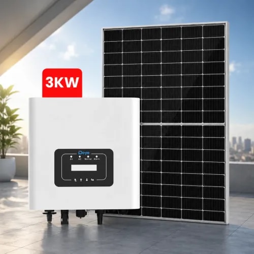 Deye 3kW Single Phase On-Grid Solar Inverter with 2 Meter Structure product image