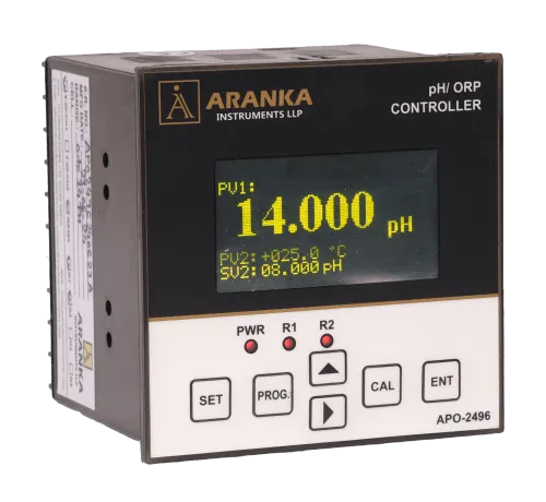 Input Sensor mV FROM PhModel Name/Number AIPOC35Usage/Application IndustrialTemperature Range 0~130 'cPower 230VAC @ 50HzBrand ARANKA INSTRUMENTS LLPPhase SINGLE PHASECurrent 1 AThrow Type Single ThrowControl Type HI LO bothCertifications CEAnalog Output 4~20mACase Size 96x96x110Control Action ON / OFF, DOSING SYSTEMControl Output RELAYDisplay Accuracy +/- 0.05% OF READINGDisplay Size 3.5