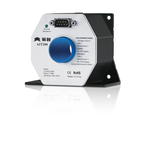 Product Overview:Achieve absolute calibration accuracy with the Hangzhi AIT Series Ultra-Precision Current Transducer. This series is for private NABL-accredited laboratories, medical MRI hardware developers, and high-frequency power analyser design teams, and it offers a baseline accuracy grade of 10 ppm (0.001%). By using advanced Multi-Point Zero-Flux Closed-Loop Technology, the AIT Series avoids core saturation, magnetic hysteresis, and severe thermal zero-point drift, which are the main reasons standard Hall-effect or shunt sensors fail. With an ultra-low temperature drift coefficient of less than 0.1 ppm/°C, your measurement data stays stable and reliable over long calibration cycles, so you do not need to keep mapping it with software.Featuring a massive 500 kHz frequency bandwidth, the AIT transducer tracks high-speed ripple currents and sharp harmonic waves in modern EV motor drive feedback loops and solar inverter test benches with near-instantaneous response times of less than 1 microsecond.Key Technical Specifications:Technology: Multi-Point Zero Magnetic Flux Closed-Loop FluxgateGlobal Accuracy Class: Plus or minus 10 ppm (0.001% of full scale)Linearity Error Window: Ultra-tight, less than 5 ppm (0.0005%) varianceTemperature Drift: Less than 0.1 ppm/°C (industry peak thermal stability)Frequency Bandwidth: DC to 500 kHz (Handles high-frequency ripples)Response Speed: Less than 1 microsecond latency for fast fault protectionPrimary Current Capacity: Plus or minus 60A, 200A, 600A, up to 2000A AC/DC Peak Output Signal: Standard lab analogue current ratio (1:1000) or voltageSupply Voltage: High-stability dual rails (plus or minus 15V DC, 10mA background)Isolation Safety: Certified primary-to-secondary dielectric strength greater than 10 kVInstallation and Applications: Type: Isolated Pass-Through / Through-Hole Window Layout (Contactless)Uses: Metrology reference standards for private NABL labs, power inverter testing, and MRI gradient current monitoring. Distributed by Myriad Industrial Solutions LLP. Contact our technical desk at electricaltestkit.com to request step files, terminal pin charts, and tiered quotations.