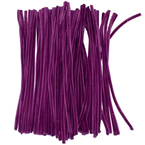 Pipe Cleaner 100pcs 8MM  Deep Magenta product image