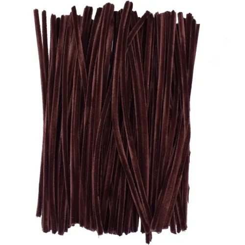 Pipe Cleaner 100pcs 8MM Dark Brown product image