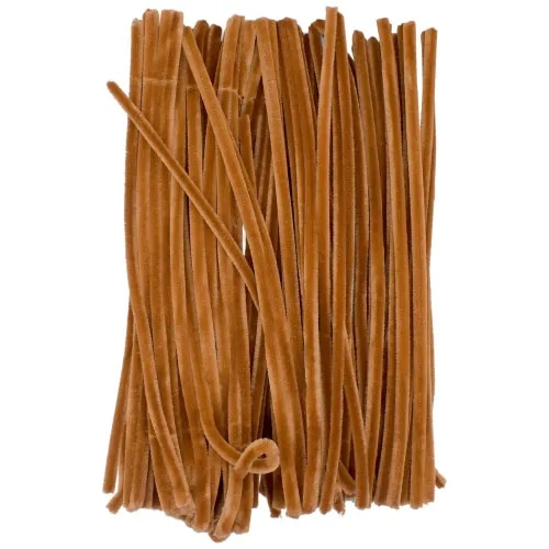 Pipe Cleaner 100pcs 8MM Light Brown product image