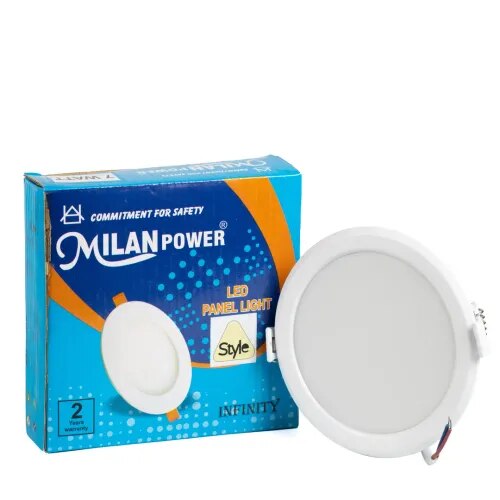 7W Round Slim Panel (PC) – STYLE product image