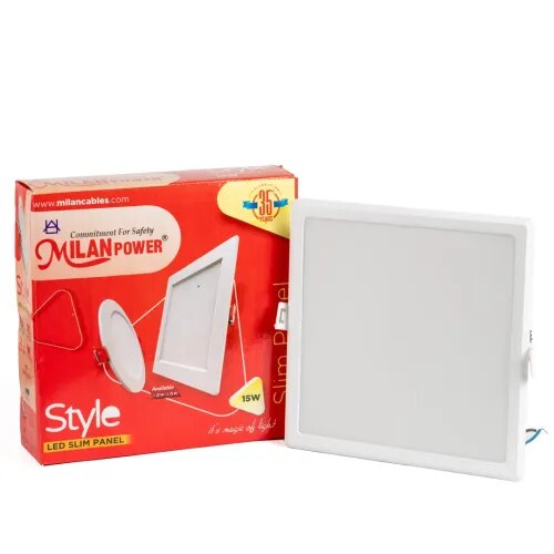 15W Square Slim Style Panel (PC) product image