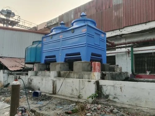 frp cooling tower ( twin cell type)