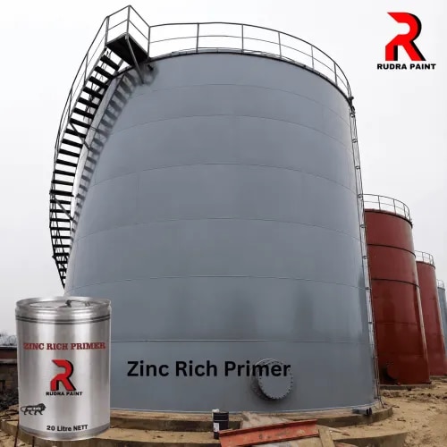 RP - 415
Zinc Rich Primer is a specialized protective coating widely used to prevent corrosion and extend the service life of steel and other metal surfaces. It contains a high percentage of zinc dust, which provides excellent protection against rust and environmental damage. Zinc-rich primers are commonly used in industries such as construction, infrastructure, automotive, marine, oil and gas, power generation, and industrial manufacturing. Their ability to provide long-lasting corrosion resistance makes them an important part of modern protective coating systems.
The main purpose of a zinc-rich primer is to protect steel from corrosion. Steel is highly susceptible to rust when it is exposed to moisture, oxygen, salts, and other corrosive substances. Zinc-rich primers protect the underlying steel through a combination of barrier protection and cathodic protection. When the coating is properly applied, the zinc particles come into electrical contact with one another and with the steel surface. Zinc is more chemically active than steel, so it acts as a sacrificial material. Instead of the steel corroding, the zinc preferentially corrodes, helping to protect the steel beneath it.
There are two major types of zinc-rich primers: inorganic zinc-rich primers and organic zinc-rich primers. Inorganic zinc primers are generally based on silicate binders and provide excellent resistance to high temperatures, solvents, and severe environmental conditions. They are particularly suitable for industrial structures and applications where strong corrosion protection is required. Organic zinc-rich primers use binders such as epoxy or polyurethane and are generally easier to apply. They offer good adhesion, flexibility, and compatibility with a wide range of topcoat systems.