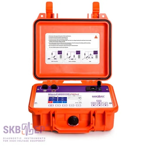 Product Overview:Streamline high-inductance site diagnostics with the SKB EP MIKO-9A Precision Milli-Ohmmeter. Engineered for mobile third-party NABL audit teams and substation commissioning contractors across India, this field kit addresses the core challenge of stabilising measurement delays. By utilising a patented adaptive test current calculation algorithm, it optimises signal-to-noise ratios in the presence of heavy substation electromagnetic noise, delivering highly repeatable milliohm readings. The MIKO-9A has an automated three-phase testing mode that performs sequential measurements on high- and low-voltage windings using a single cable assembly link. This layout limits field technicians to just three ladder ascents onto the transformer tank cover during on-site testing, drastically lowering field risk compared to legacy single-channel ohmmeters.Key Technical Specifications.Resistance Measurement Range: 1 micro-ohm to 30 kilo-ohmsAdvanced Diagnostic Channelling: 4 concurrent paths with simultaneous two-winding trackingBuilt-In OLTC Analyser: Graphic DRM estimation method for checking live tap changers without disassemblyCurrent Profile Ceiling: Scalable output current up to a maximum of 10 amperesDC Core Maintenance Mode: Automatic demagnetisation execution pathSystem Safety Shunts: Protection against self-induction back-EMF, overcurrent, and block overheatingApplications:Uses: Mobile transformer winding verification, generator stator testing, and fast-speed on-site OLTC health logging.Distributed natively across India by Myriad Industrial Solutions LLP. Visit electricaltestkit.com to request full mechanical step sheets, calibration curves, and volume quotation matrices.