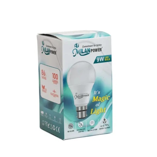 9W Silver LED Bulb product image
