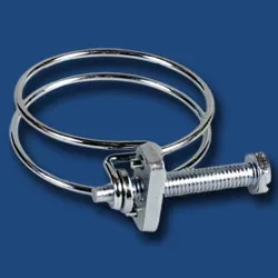 Hose Clamp - Wire Type :Specification :All material S.S.304Higher strengthWire size as per tableScrew head as per table