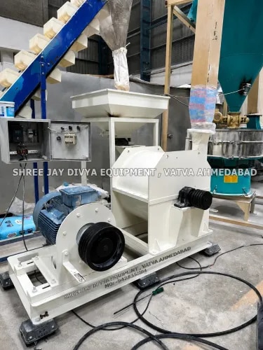 Rice Flour Machine – Product DescriptionRice Flour Machine is a highly efficient grinding machine designed for processing rice into fine, uniform-quality flour. It is suitable for small, medium, and large-scale food processing applications where consistent flour quality and high production efficiency are required.The machine is engineered for smooth and continuous grinding of clean, dry rice, producing fine rice flour suitable for various food products. Its robust construction, easy operation, and efficient performance make it a reliable choice for commercial and industrial flour-processing applications.Key FeaturesHigh-efficiency rice grinding systemProduces fine and uniform rice flourStrong and durable constructionEasy to operate and maintainContinuous and reliable performanceLow maintenance requirementsSuitable for different production capacitiesDesigned for hygienic food-processing applicationsApplicationsRice Flour Machines are widely used in rice flour mills, food processing industries, snack manufacturing, bakery products, rice-based food production, and commercial flour-processing units.