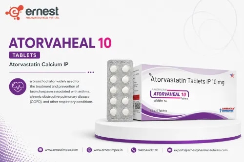Buy Atorvaheal 10mg Tablet
