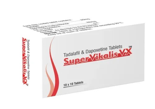 Super Vikalis VX - Tadalafil & DapoxetineThe mixed combination of Tadalafil and Dapoxetine in Super Vikalis VX tablet. It opens the vessels that allow an erection when needed physical stimulation is applied. Super Vikalis VX tablet is used to prevent early ejaculation and it gives more action then other pre-ejaculation pills. This tablet is manufactured by Shree Venkatesh International Limited in India and sold in packing strip of 10 tablets in attracting yellow color.Other Information:Packing: Blister of 10 tabs.Delivery Lead Time: Immediate.Port of Dispatch: Mumbai.Mode of Export : Air Cargo / Sea Cargo /Door Delivery Cargo CouriersPayment Terms: Bank Wire Transfer