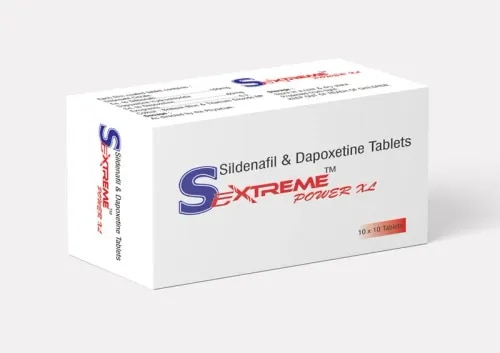 Sildenafil 100mg & Dapoxetine 60mgSextreme Power Xl the Brand New Addition of Shree Venkatesh International for ED and Pre-ejaculation patients. Sextreme Power XL tablets are combination of Sildenafil Citrate 100mg and Dapoxetine Hydrochloride 60mg. this medicine can be applied for both kind of patients who face Erectile Dysfunction and premature Ejaculation. Sextreme Power XL is sold in packing strip of 10 tablets.Other Informations:Packing: Strip of 10 tabs.Delivery Lead Time: Immediate.Port of Dispatch: Mumbai.Mode of Export: Air Cargo / Sea Cargo /Door Delivery Cargo CouriersPayment Terms: Bank Wire Transfer
