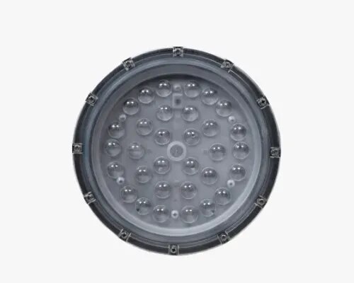 The 200W HighBay Glass Model Housing is manufactured using high-quality aluminium die-casting material, designed to provide excellent strength, durability, and efficient heat dissipation for high-power LED lighting applications. The housing is specially developed to accommodate the LED module, tempered glass, LED driver, reflector, and other required components.The manufacturing process includes precision die casting, trimming, machining, drilling, surface finishing, and powder coating to achieve accurate dimensions and a strong, durable finish. The housing is designed with an efficient heat-dissipation structure to help manage the heat generated by the 200W LED system and support reliable operation.The front section is designed for secure glass mounting, providing protection to the LED components against dust, impact, and external environmental conditions. The robust construction makes it suitable for industrial and commercial applications such as factories, warehouses, workshops, production areas, godowns, and high-ceiling spaces.Key Manufacturing Features:High-quality aluminium die-cast constructionPrecision moulding and accurate dimensionsEfficient heat-dissipation designTempered glass mounting provisionLED PCB/module mounting provisionDriver mounting arrangementCNC/drilling and machining as requiredDurable powder-coated surface finishStrong and corrosion-resistant constructionSuitable for 200W HighBay LED lightingCustom sizes and designs available as per customer requirements