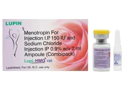 About Lupi HMG 150mg InjectionLupi HMG 150mg Injection is a prescription injection used to treat infertility in both women and men. It helps stimulate the ovaries in women who are having trouble ovulating or undergoing fertility treatments, and it supports sperm production in men with certain hormone deficiencies. This medication provides the essential hormones needed to promote reproductive health and aid conception.You will typically inject Lupi HMG 150mg Injection daily or as scheduled by your fertility specialist, and it must be used consistently at the same time each day for the best results. Since it is an injection, it can be taken with or without food. Eating a nutrient-rich diet, managing stress, and maintaining a healthy weight can significantly support your body and improve your results during this treatment.While using Lupi HMG 150mg Injection, you may experience mild side effects like pain or redness at the injection site, headaches, or mild bloating. However, it is vital to contact your doctor immediately if you experience severe pelvic pain, extreme bloating, rapid weight gain, or breathing difficulties, as these could be signs of a serious condition affecting the ovaries.Before starting this treatment, talk to your doctor if you have thyroid issues, adrenal gland disorders, or a history of blood clots. Do not take this if you have undiagnosed vaginal bleeding, ovarian cysts not caused by polycystic ovary syndrome (PCOS), or cancers of the breast, uterus, or ovaries. Avoid smoking and drinking alcohol while taking Lupi HMG 150mg Injection, as they can decrease your chances of a successful pregnancy and affect overall reproductive health. Since this medication is specifically used to help achieve pregnancy, it is usually discontinued once pregnancy is confirmed. It is also generally not recommended during breastfeeding unless specifically advised by your healthcare provider. Uses of Lupi HMG 150mg InjectionLupi HMG 150mg Injection is used in the treatment of female infertility and male infertility. The detailed uses of Lupi HMG 150mg Injection are as follows:Female Infertility: Lupi HMG 150mg Injection helps stimulate the growth and maturation of eggs in women who do not ovulate regularly or are undergoing assisted reproductive techniques such as in vitro fertilization (IVF).Male Infertility: It helps stimulate sperm production in men with certain hormone deficiencies that affect fertility.Key BenefitsLupi HMG 150mg Injection helps support fertility by providing hormones that play an important role in normal reproductive function. It is used under specialist supervision to help address certain causes of infertility in both women and men.Benefits may include:• Helps stimulate the development of healthy eggs in women with ovulation or fertility problems.• Supports fertility treatments such as in-vitro fertilization (IVF) by promoting the growth of multiple mature follicles.• Helps restore or support normal reproductive function when hormone levels are insufficient.• May improve sperm production and reproductive health in selected men with hormone-related infertility.• Supports family planning goals by helping improve the chances of conception.• Provides targeted hormonal support as part of a comprehensive fertility treatment plan under medical supervision.