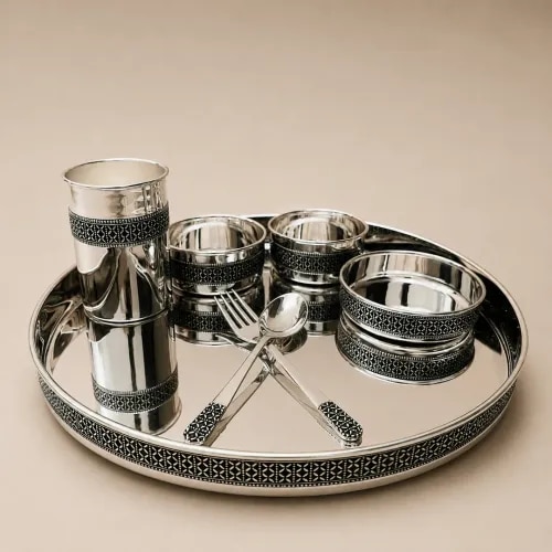 Silver Dinner set product image