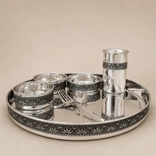 Silver Dinner set product image