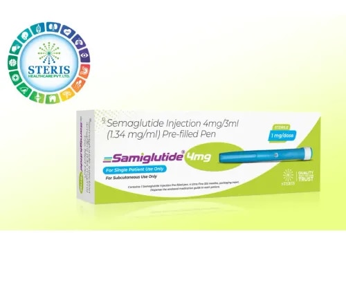 SAMIGLUTIDE 4 MG is a semaglutide-containing injectable medicine supplied in a pre-filled pen. The stated formulation contains 4 mg of semaglutide in 3 mL of solution, corresponding to approximately 1.34 mg/mL.Semaglutide is a GLP-1 receptor agonist that acts on physiological pathways involved in blood-glucose control, appetite, and gastrointestinal function. Its use should be based on the approved indication for the specific product and the advice of a qualified healthcare professional.Product OverviewProduct: SAMIGLUTIDE 4 MGActive substance: SemaglutideStrength: 4 mg/3 mLApproximate concentration: 1.34 mg/mLDosage form: Injectable solutionPresentation: Pre-filled penRoute: Subcutaneous administration, according to the applicable product instructionsThe 4 mg/3 mL concentration is also associated with certain approved semaglutide products. However, this does not mean that their dosing schedules, indications, or administration instructions automatically apply to SAMIGLUTIDE 4 MG. The product-specific labeling should always be followed.What Is Semaglutide?Semaglutide is a medication belonging to the GLP-1 receptor agonist class. It acts similarly to the naturally occurring hormone glucagon-like peptide-1 (GLP-1).GLP-1 is involved in several processes related to metabolism. Its activity can influence insulin secretion, glucagon regulation, stomach emptying, and appetite. Depending on the particular semaglutide product and its regulatory authorization, semaglutide may be prescribed for conditions such as type 2 diabetes or chronic weight management in appropriately selected patients.Because different semaglutide products can have different approved uses and formulations, treatment decisions should be based on the specific medicine being prescribed.SAMIGLUTIDE 4 MG Pre-Filled PenSAMIGLUTIDE 4 MG is supplied in a pre-filled pen intended to provide a convenient format for subcutaneous administration.Pre-filled devices can eliminate the need to draw medication from a conventional vial. Nevertheless, patients should be properly trained before using an injectable pen and should follow the instructions supplied with the specific product.The pen should only be used according to its approved instructions, including the prescribed dose and administration schedule.Strength and FormulationEach stated 3 mL presentation contains 4 mg of semaglutide, giving a concentration of approximately 1.34 mg/mL.The concentration of a medicine should not be confused with the amount delivered in every injection. The quantity administered depends on the design and dose settings of the particular pen.For this reason, patients should not calculate or select their own dose based solely on the concentration printed on the package. The prescribed dose should come from the product's authorized instructions and the treating healthcare professional.How Semaglutide ActsSemaglutide activates GLP-1 receptors, which are involved in the regulation of blood glucose and appetite.Among its physiological effects, GLP-1 receptor activation can:Support glucose-dependent insulin secretion.Reduce inappropriate glucagon secretion when blood glucose is elevated.Affect gastrointestinal activity, including gastric emptying.Influence appetite and food intake.The overall response to treatment can vary between individuals and depends on factors such as the medical indication, prescribed dose, treatment duration, and other medicines being used.Potential Therapeutic BenefitsWhen prescribed for an appropriate, authorized indication, semaglutide may form part of a broader treatment program.For eligible individuals with type 2 diabetes, certain approved semaglutide medicines are used to improve glycemic control. Other approved semaglutide formulations have indications involving chronic weight management for qualifying patients.Medication should be considered alongside the broader treatment strategy recommended by a healthcare professional, which may include nutritional management, physical activity, glucose monitoring, and other appropriate interventions.Possible Side EffectsLike other prescription medicines, semaglutide can cause unwanted effects.Frequently reported gastrointestinal reactions associated with semaglutide products include:NauseaVomitingDiarrheaConstipationAbdominal discomfort or painNot every patient experiences these effects, and their severity can vary.Semaglutide products also have important safety considerations. Depending on the specific approved product, labeling includes warnings concerning conditions such as pancreatitis, gallbladder-related problems, severe gastrointestinal reactions, kidney problems associated with dehydration, and serious hypersensitivity reactions.Patients should provide their healthcare professional with a complete medical history before treatment begins.Important Contraindications and WarningsCertain semaglutide products carry a contraindication for individuals with a personal or family history of medullary thyroid carcinoma (MTC) or those with Multiple Endocrine Neoplasia syndrome type 2 (MEN 2). Serious hypersensitivity to semaglutide or an applicable component is also an important contraindication.The exact warnings and contraindications applicable to SAMIGLUTIDE 4 MG should be confirmed against its current authorized product information in the relevant country.Patients should seek professional medical advice if they develop concerning symptoms during treatment.Correct AdministrationSAMIGLUTIDE 4 MG should be administered only according to the prescription and instructions applicable to the product.Before using a pre-filled pen, patients should receive appropriate instruction regarding:Dose selectionInjection techniqueInjection sitesPen operationStorageDisposal of used needles or injection equipmentThe dose or frequency should never be changed independently.A pre-filled injection pen should not be shared with another person, even if a new needle is attached. Sharing injectable medication devices can create a risk of transmitting infections and is contrary to appropriate safe-use practices.StorageStorage requirements should be determined from the official SAMIGLUTIDE 4 MG packaging and product information supplied with the medicine.Patients should not rely on storage instructions from a different semaglutide brand because formulations, devices, and stability requirements can differ between products.Use by Healthcare ProfessionalsHealthcare professionals should assess whether SAMIGLUTIDE 4 MG is appropriate for an individual patient by considering the relevant diagnosis, treatment objectives, medical history, contraindications, concurrent medicines, and applicable regulatory requirements.Particular attention should be given to the distinction between different semaglutide products. Although they contain the same active ingredient, products may differ in:Approved indicationsConcentrationPen designDose incrementsAdministration schedulesStorage conditionsRegulatory labelingThe product-specific prescribing information should therefore be consulted before treatment is initiated or adjusted.Advantages of a Pre-Filled PenA pre-filled pen can provide a practical method of administering an injectable medicine. Compared with a conventional vial-and-syringe presentation, the device may reduce some preparation steps and can be convenient for patients who have been appropriately trained.Convenience, however, should not take precedence over product authenticity, regulatory approval, correct dosing, proper storage, and professional medical supervision.SAMIGLUTIDE 4 MG: Key PointsSAMIGLUTIDE 4 MG is described as a semaglutide injection containing 4 mg in 3 mL, supplied in a pre-filled pen.The most important considerations are:Semaglutide is a GLP-1 receptor agonist.The stated formulation is 4 mg/3 mL (approximately 1.34 mg/mL).Administration is by the subcutaneous route when prescribed for that route.The appropriate dose and frequency must come from the product-specific instructions and prescription.Dosing information from another semaglutide brand should not automatically be applied.Patients should be informed about possible adverse reactions and relevant contraindications.The pen must not be shared between patients.Storage and handling should follow the official product information.Treatment should be supervised by an appropriately qualified healthcare professional.Frequently Asked QuestionsWhat is SAMIGLUTIDE 4 MG?SAMIGLUTIDE 4 MG is a semaglutide-containing injectable formulation described as 4 mg/3 mL, supplied in a pre-filled pen. Its approved use depends on the regulatory authorization applicable to the product and market.What does 4 mg/3 mL mean?It indicates that the stated 3 mL presentation contains a total of 4 mg of semaglutide, equivalent to approximately 1.34 mg of semaglutide per mL.This concentration alone should not be used to determine an individual's injection dose.Is SAMIGLUTIDE 4 MG a prescription medicine?Semaglutide medicines are prescription products in many jurisdictions. SAMIGLUTIDE 4 MG should be used only in accordance with applicable regulations, authorized product information, and professional medical advice.How is SAMIGLUTIDE 4 MG administered?The product is described as a subcutaneous injection. However, the exact dose, injection frequency, and pen operation should be determined from the SAMIGLUTIDE 4 MG product information and the patient's prescription.Can SAMIGLUTIDE 4 MG be taken together with another semaglutide medicine?Patients should not combine semaglutide-containing medicines or switch between them without medical supervision. Some approved semaglutide labels specifically advise against combining their product with another semaglutide-containing medicine or another GLP-1 receptor agonist.Can the dose be changed without consulting a doctor?No. Patients should not increase, decrease, or otherwise modify the prescribed dose or injection schedule without guidance from their healthcare professional.ConclusionSAMIGLUTIDE 4 MG – Semaglutide Injection 4 mg/3 mL (approximately 1.34 mg/mL) Pre-Filled Pen is a semaglutide-based injectable formulation designed for subcutaneous use according to its applicable product instructions.Because semaglutide products can vary substantially in their approved indications, concentrations, devices, and dosing regimens, information from another semaglutide product should not be assumed to apply to SAMIGLUTIDE 4 MG.For appropriate and safe use, patients and healthcare professionals should rely on the current official product information, local regulatory authorization, and individualized medical advice. Any questions concerning suitability, dosing, interactions, contraindications, or adverse effects should be discussed with a qualified healthcare professional.