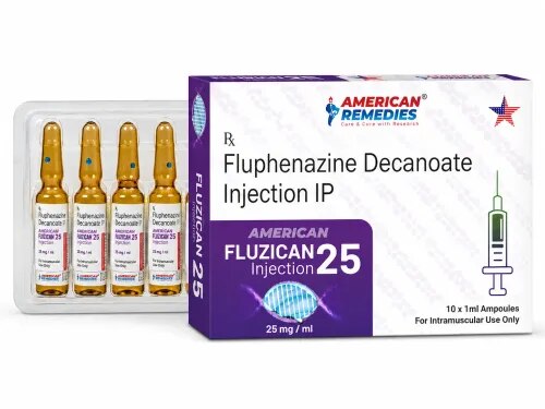 Fluzican 25 Injection contains Fluphenazine Decanoate Injection IP, an antipsychotic medicine used to manage chronic schizophrenia and other psychotic disorders. It helps in balancing certain natural chemicals in the brain, thereby reducing hallucinations, improving focus, and stabilizing mood. This injection provides long-acting symptom control, making it especially useful for patients who require continuous therapy. Buy Fluzican 25 Injection online or order Fluzican 25 Injection in bulk from a trusted supplier.DosageFluzican 25 Injection is administered intramuscularly by a healthcare professional. The dosage depends on the patient’s age, medical history, and severity of the disorder. It is a long-acting injection, usually given every 2 to 4 weeks. Do not self-administer. For proper dosage guidance, always consult your doctor before you buy Fluzican 25 Injection online.PrecautionsDriving: Avoid driving or operating heavy machinery as the medicine may cause drowsiness, dizziness, or blurred vision.Alcohol: Do not consume alcohol as it may worsen drowsiness and side effects.Kidney: Use with caution in patients with kidney impairment; dose adjustment may be required.Pregnancy/Breastfeeding: Consult your doctor before use, as this medicine may not be safe during pregnancy or lactation.Liver: Patients with liver conditions should only take this injection under strict medical supervision.Side EffectsSome common side effects of Fluzican 25 Injection may include:Drowsiness or dizzinessBlurred visionConstipation or dry mouthWeight gainRestlessness or tremorsInjection site painWarningDo not exceed the prescribed dose. Overuse may increase the risk of movement disorders, heart rhythm problems, or other complications. Always follow your doctor’s guidance when you buy Fluzican 25 Injection online or order Fluzican 25 Injection in bulk.FAQ1. What is Fluzican 25 Injection used for?It is primarily used for the long-term treatment of schizophrenia and other psychotic conditions.2. How often is Fluzican 25 Injection given?It is usually administered once every 2 to 4 weeks, depending on the patient’s response.3. Can I stop Fluzican 25 Injection once I feel better?No, do not stop without medical advice. Stopping suddenly may worsen symptoms.4. How should I store Fluzican 25 Injection?Store in a cool, dry place, away from direct sunlight and moisture. Keep out of reach of children.Buy Fluzican 25 Injection online from us, as we are a bulk supplier of Fluzican 25 Injection. You can also order Fluzican 25 Injection in bulk directly. For more information regarding the third party exporter of Fluzican 25 Injection, contact us today.