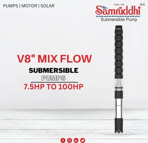 V8 mix flow submersible pumpsets