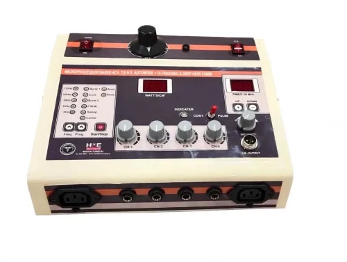 4 Channel TENS with Ultrasonic & Deep Heat | 3 in 1 Physiotherapy Electrotherapy Machine product image