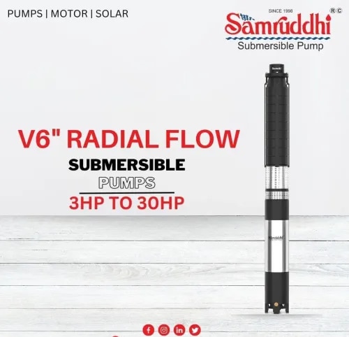 V6 RADIAL FLOW SUBMERSIBLE
