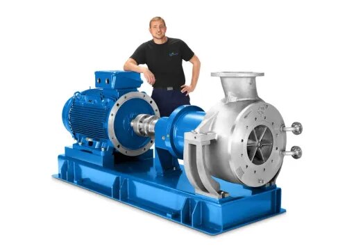 Stainless Steel Magnetic Drive Chemical Process Pump With Heating Chamber product image