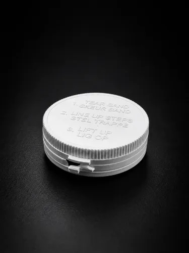 TRACERPACK CAP, manufactured with our precision-engineered mould, delivers accurate features, secure sealing, and consistent quality in every production cycle.