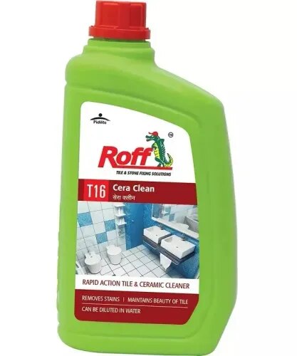 Roff Cera Clean is a high-performance, all-purpose cleaning liquid used to remove tough stains, grease, and mineral deposits from tiles and ceramic surfaces