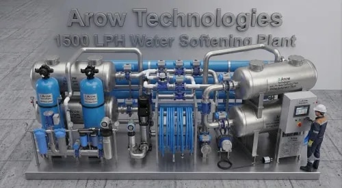 1500 LPH Water Softening Plant product image