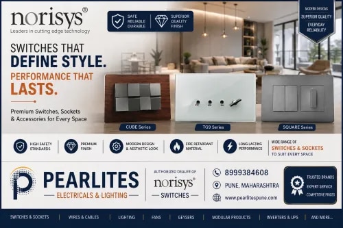 Norisys Switches & Sockets Dealer in Pune | Premium Modular Switches product image