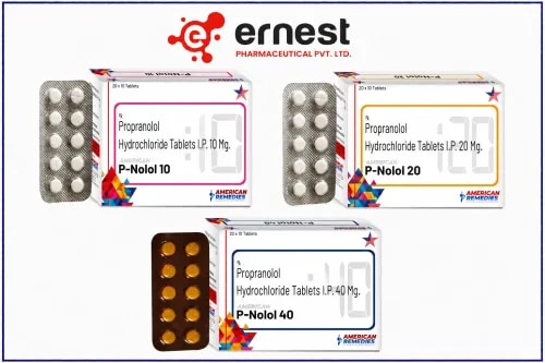 Propranolol Hydrochloride Tablets 10mg,20mg & 40mg