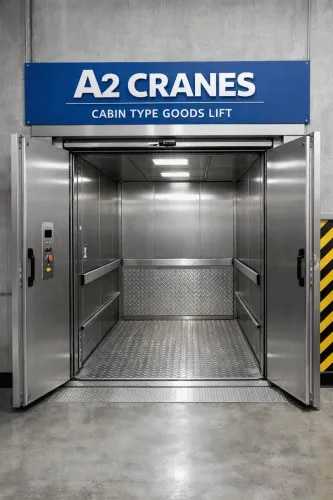 Material Lift Manufacturer in CoimbatoreMaterial LiftA2 Cranes is a reliable Material Lift Manufacturer in Coimbatore, providing robust and efficient vertical lifting solutions for transporting materials, equipment, components, and industrial goods between different levels. Our Material Lifts are designed to improve material-handling efficiency while reducing manual effort in industrial and commercial environments.A2 Cranes offers customized Material Lift solutions based on load capacity, lifting height, platform size, number of levels, lifting speed, and application requirements.Reliable Material Lift SolutionsA2 Cranes designs and manufactures Material Lifts with a focus on strength, safety, durability, smooth operation, and reliable vertical movement.Our Material Lifts are suitable for manufacturing facilities, warehouses, engineering units, fabrication industries, storage areas, workshops, and other locations where materials need to be moved efficiently between floors or working levels.Key Features of Material LiftHeavy-duty structural constructionRobust lifting platformReliable electric lifting mechanismCustomized load capacityCustomized platform dimensionsSuitable for different lifting heightsSmooth vertical movementSafety-focused configurationEasy operation and maintenanceDurable constructionApplication-specific designSuitable for industrial environmentsApplications of Material LiftsMaterial Lifts are suitable for a wide range of applications, including:Manufacturing IndustriesEngineering IndustriesWarehousesAutomobile IndustriesFabrication UnitsTextile IndustriesGarment IndustriesConstruction SitesMachine ShopsStorage FacilitiesDistribution CentresIndustrial WorkshopsAdvantages of Material LiftEfficient Vertical TransportationMaterial Lifts provide a practical solution for moving materials and equipment between different floors and working levels.Reduced Manual HandlingThey help minimize manual transportation of heavy or bulky materials, improving workplace efficiency.Customized Load CapacityMaterial Lifts can be designed according to the required load capacity and application conditions.Better Space UtilizationVertical material movement helps industries make efficient use of multi-level production, storage, and working areas.Improved ProductivityFaster and controlled movement of materials can help streamline production, storage, and material-handling operations.Customized ConfigurationA2 Cranes can customize Material Lifts according to platform dimensions, lifting height, load capacity, travel requirements, and site conditions.Why Choose A2 Cranes?A2 Cranes combines engineering expertise, quality fabrication, customized design, and customer-focused service to provide dependable Material Lift solutions.Our lifting systems are developed according to individual application requirements, with emphasis on structural strength, operational reliability, safety, and long-term performance.Based in Coimbatore, Tamil Nadu, A2 Cranes serves customers looking for reliable Material Lift and industrial material-handling solutions.Technical SpecificationsMaterial Lift specifications can be customized according to the application:Load Capacity: As per requirementLifting Height: As requiredPlatform Size: CustomizedNumber of Levels: As per applicationLifting Speed: Application-specificDrive System: Electric / Application-specificControl System: Push Button / Pendant / CustomizedPlatform Structure: Heavy-duty fabricated structureSafety Features: Application-specificInstallation: Based on site requirementsGet a Customized Material LiftLooking for a dependable Material Lift Manufacturer in Coimbatore?A2 Cranes provides customized Material Lift solutions designed for safe, efficient, and reliable vertical transportation of materials across industrial and commercial facilities.A2 Cranes – Smart Vertical Lifting for Efficient Material Handling.