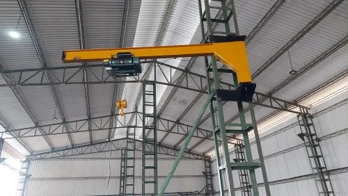 Wall Mounted Jib Crane Manufacturer in CoimbatoreWall Mounted Jib CraneA2 Cranes is a reliable Wall Mounted Jib Crane Manufacturer in Coimbatore, offering compact and efficient lifting solutions for industrial material-handling applications. Wall Mounted Jib Cranes are designed to be securely mounted to suitable structural walls or supporting columns, allowing loads to be lifted and moved within a defined working area.These cranes are particularly suitable for workstations, production lines, assembly areas, machine shops, maintenance stations, and industrial facilities where floor space is limited.Efficient Wall Mounted Jib Crane SolutionsA2 Cranes designs and manufactures Wall Mounted Jib Cranes according to specific application and site requirements. The crane can be customized based on lifting capacity, boom length, lifting height, working radius, rotation angle, and mounting conditions.The wall-mounted configuration helps provide an effective localized lifting solution without occupying additional floor space with a dedicated pillar.Key Features of Wall Mounted Jib Crane•	Robust and durable structural design•	Secure wall or column mounting•	Compact and space-saving configuration•	Smooth boom rotation•	Reliable electric hoisting system•	Customized lifting capacity•	Customized boom length and working radius•	Suitable for workstation applications•	Easy operation and maintenance•	Efficient load positioning•	Suitable for repetitive lifting operations•	Application-specific designApplications of Wall Mounted Jib CranesWall Mounted Jib Cranes are suitable for a wide range of industrial applications, including:•	Manufacturing Industries•	Engineering Industries•	Automobile Industries•	Fabrication Units•	Assembly Lines•	Machine Shops•	Production Plants•	Warehouses•	Maintenance Areas•	Foundries•	Industrial Workshops•	Material Handling StationsAdvantages of Wall Mounted Jib CraneSaves Floor SpaceSince the crane is mounted to a suitable wall or structural column, it minimizes the need for additional floor-mounted support structures.Efficient Workstation LiftingWall Mounted Jib Cranes provide a dedicated lifting solution for individual workstations and production areas.Smooth Load MovementThe rotating boom allows operators to move and position loads efficiently within the designated working radius.Easy InstallationThe compact configuration can be installed on suitable existing structural supports, subject to proper structural assessment and design requirements.Customized DesignA2 Cranes can customize the crane according to lifting capacity, boom length, lifting height, rotation, and site conditions.Improved ProductivityThe crane can help reduce manual lifting requirements and improve efficiency in repetitive material-handling operations.Why Choose A2 Cranes?A2 Cranes combines engineering expertise, quality fabrication, customized design, and customer-focused service to provide dependable Wall Mounted Jib Crane solutions.Our cranes are designed with attention to structural strength, safe operation, smooth movement, and long-term industrial performance.Based in Coimbatore, Tamil Nadu, A2 Cranes serves industries looking for reliable Wall Mounted Jib Crane and material-handling solutions.Technical SpecificationsWall Mounted Jib Crane specifications can be customized according to the application:•	Lifting Capacity: As per requirement•	Lifting Height: As per application•	Boom Length: Customized•	Working Radius: As required•	Rotation: As required•	Hoist Type: Electric / Application-specific•	Mounting: Wall / Structural Column•	Control System: Pendant / Remote / Customized•	Power Supply: As per application•	Structure: Heavy-duty fabricated structure•	Installation: Based on site requirementsGet a Customized Wall Mounted Jib CraneLooking for a dependable Wall Mounted Jib Crane Manufacturer in Coimbatore?A2 Cranes provides customized Wall Mounted Jib Crane solutions designed for safe, efficient, and reliable lifting and material handling while making effective use of available floor space.A2 Cranes – Compact Design. Efficient Lifting. Reliable Engineering.