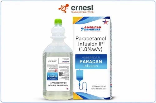 Paracan Infusion contains Paracetamol Infusion IP, widely used to provide relief from fever and mild to moderate pain associated with conditions such as headaches, muscle pain, post-surgical pain, toothaches, and joint pain. This medicine works by reducing the elevated body temperature and blocking the release of certain chemical messengers that cause pain and fever. Buy Paracan Infusion online or order Paracan Infusion in bulk from a reliable source.DosageParacan Infusion should be administered intravenously under the supervision of a healthcare professional, exactly as prescribed by your doctor. The dosage may vary depending on the severity of the condition, age, weight, and overall health status of the patient. For accurate dosing instructions and to buy Paracan Infusion online, always consult your doctor.PrecautionsDriving: Usually safe, but avoid if you feel dizziness or drowsiness.Alcohol: Avoid alcohol as it may increase the risk of liver damage.Kidney: Use cautiously in patients with kidney disorders; dose adjustment may be required.Pregnancy/Breastfeeding: Safe if prescribed, but always consult your doctor before use.Liver: Not recommended in patients with severe liver disease without medical supervision.Side EffectsSome common side effects of Paracan Infusion may include:NauseaVomitingHeadacheInjection site irritationAllergic reactions (rare)WarningDo not exceed the prescribed dose. Overuse of Paracan Infusion may lead to liver toxicity or other complications. Always follow your doctor’s instructions when you buy Paracan Infusion online or order Paracan Infusion in bulk.FAQ1. How long should I take Paracan Infusion?The duration depends on your medical condition and doctor’s advice. Avoid prolonged or unnecessary use.2. Is Paracan Infusion safe for daily use?Yes, when administered under medical supervision and within prescribed dosage limits.3. How should I store Paracan Infusion?Store in a cool, dry place away from sunlight. Keep out of reach of children and pets.4. Can I take Paracan Infusion for fever relief?Yes, but only under a doctor’s recommendation, especially if oral medication is not suitable.Buy Paracan Infusion online from us, as we are a bulk supplier of Paracan Infusion. You can also order Paracan Infusion in bulk directly. For more information regarding the third party exporter of Paracan Infusion, contact us today!