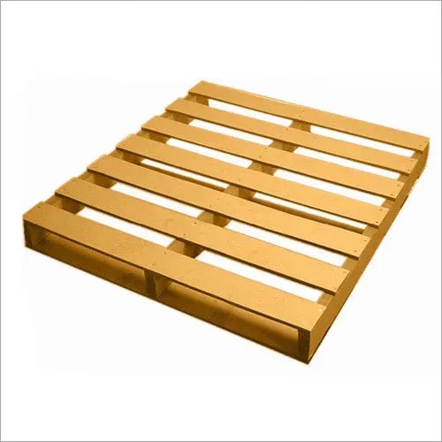Two Way Pallets are durable and cost-effective material-handling platforms designed for the safe storage, handling, and transportation of goods. These pallets are manufactured using quality wood and are designed with fork-entry points on two sides, making them suitable for forklift and pallet truck operations from specific directions.Our Two Way Wooden Pallets offer excellent load-bearing strength, stability, and durability for industrial and commercial applications. They are widely used in warehouses, manufacturing units, logistics, packaging, exports, and supply chain operations.Key FeaturesStrong and durable wooden constructionTwo-way forklift entry designExcellent load-bearing capacityStable and reliable for stacking and transportationAvailable in different sizes and specificationsSuitable for industrial and warehouse applicationsCustomization available as per load and size requirementsApplications :Two Way Pallets are commonly used for industrial packaging, warehouse storage, material handling, logistics, transportation, export packaging, manufacturing, and distribution.Choose high-quality Two Way Wooden Pallets for reliable, economical, and efficient material handling and storage solutions.