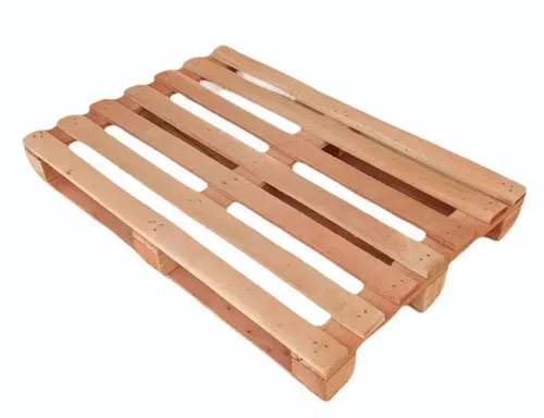 Shipping Two Way Pallet is a strong, durable, and cost-effective wooden pallet designed for safe handling, storage, and transportation of goods. Manufactured using quality wood, these Two Way Entry Pallets provide reliable support for packaged products during domestic as well as export shipping.The pallet features two-way forklift entry, allowing easy movement and handling with suitable material-handling equipment. Its sturdy construction offers good load-bearing capacity and stability, making it suitable for warehouses, manufacturing units, logistics companies, packaging industries, and shipping applications.These Shipping Two Way Wooden Pallets can be manufactured in different dimensions and load capacities as per customer requirements. They are suitable for stacking, transportation, and protecting goods from direct contact with the floor during storage and shipment.Key FeaturesStrong and durable wooden constructionTwo-way forklift entry designGood load-bearing capacitySuitable for shipping and transportationEasy handling and storageCustom sizes availableSuitable for industrial and commercial applicationsCost-effective packaging solutionApplications :Shipping Two Way Pallets are widely used for industrial packaging, warehouse storage, logistics, export packaging, manufacturing units, transportation, material handling, and supply chain operations.