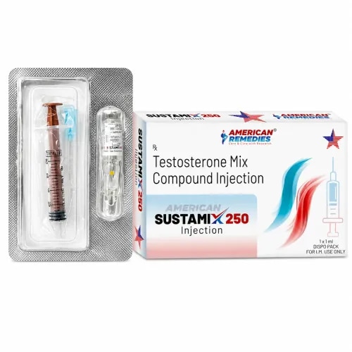 What is Sustamix 250?Sustamix 250 Injection is a premium testosterone blend designed to enhance muscle mass, strength, and overall athletic performance. Composed of a mix of four distinct testosterone esters—Testosterone Propionate, Testosterone Phenylpropionate, Testosterone Isocaproate, and Testosterone Decanoate—Sustamix 250 offers an optimal combination for both immediate and sustained release of testosterone into the bloodstream. This unique formulation is widely used by athletes, bodybuilders, and fitness enthusiasts for its potent effects and reliable performance benefits.Sustamix 250 is primarily used to promote muscle growth, strength gain, and enhanced recovery. Its carefully engineered blend of testosterone esters ensures that users experience consistent, long-term results, whether they are in a bulking phase or looking to increase their overall muscle tone and definition.Why Choose Sustamix 250 Injection?Powerful Testosterone Blend for Maximum EffectivenessSustamix 250 combines four different types of testosterone, each with varying release times. This ensures that users receive both an immediate boost in testosterone levels and a sustained effect over time. The Testosterone Propionate ester provides a quick kick-start, while the Testosterone Decanoate ester ensures long-lasting testosterone release, making it one of the most effective products for continuous muscle growth and strength enhancement.Testosterone Propionate: Provides fast-acting testosterone release, which helps in rapid muscle repair and quicker results.Testosterone Phenylpropionate: Offers medium-release testosterone for steady levels throughout the day.Testosterone Isocaproate: Works to maintain consistent testosterone levels in the body.Testosterone Decanoate: Provides a slow-release effect, ensuring a prolonged impact.This balanced blend ensures that users can experience continuous muscle growth, enhanced strength, and recovery without having to re-administer injections frequently.Ideal for Bulking and Cutting CyclesSustamix 250 is perfect for both bulking and cutting cycles. During bulking, Sustamix 250 helps users rapidly increase lean muscle mass by promoting nitrogen retention, improving protein synthesis, and stimulating red blood cell production. On the other hand, during a cutting phase, it aids in preserving lean muscle mass while helping to reduce body fat, making it easier to achieve a sculpted physique.Athletes and bodybuilders often use Sustamix 250 steroid injections to achieve their desired physique quickly and effectively. Its ability to enhance muscle retention and strength makes it a versatile tool in any cycle.Increased Performance and EnduranceOne of the key benefits of Sustamix 250 is its ability to significantly improve performance. With a steady release of testosterone, athletes can experience increased stamina, reduced fatigue, and improved overall endurance. This is particularly important for individuals involved in intense training programs where endurance plays a major role in achieving optimal results.Additionally, Sustamix 250 aids in quicker recovery between workouts, allowing athletes to push themselves harder without the risk of overtraining. By enhancing muscle recovery, this product ensures that you are always ready for your next training session, whether you're lifting weights, running, or engaging in high-intensity workouts.Natural Testosterone BoostSustamix 250 can also be used by individuals who suffer from testosterone deficiency. It helps boost testosterone levels in the body, improving libido, mood, and energy levels. It’s often used to treat conditions related to low testosterone, such as erectile dysfunction, fatigue, and depression. In these cases, Sustamix 250 serves as a natural, effective testosterone replacement therapy (TRT) solution.How Does Sustamix 250 Work?Sustamix 250 works by delivering a blend of four testosterone esters directly into the bloodstream. The esters are modified forms of testosterone that alter the release speed and duration in the body. The varied release times from each ester ensure that Sustamix 250 provides both immediate and long-term benefits:Fast-Acting Effect: Testosterone Propionate begins working almost immediately after injection, helping with quick muscle recovery and an initial boost in strength.Prolonged Impact: The Testosterone Decanoate ester slowly releases testosterone over a longer period, providing sustained benefits such as muscle growth, endurance, and mood elevation.By combining both short-term and long-term release forms, Sustamix 250 ensures that users experience a steady and continuous testosterone presence in their system, resulting in maximized performance and faster recovery.Benefits of Sustamix 250 InjectionMuscle Growth: The primary benefit of Sustamix 250 is its ability to promote muscle hypertrophy by increasing protein synthesis and nitrogen retention. This leads to faster muscle repair and larger muscle tissue over time.Strength Gains: Sustamix 250 improves the strength-to-weight ratio by increasing red blood cell production, which enhances oxygen delivery to muscle tissues. This results in better endurance during intense training and faster recovery times.Fat Loss: While Sustamix 250 is excellent for bulking, it also helps with fat reduction when used in a cutting cycle. It increases metabolism and ensures that the body uses stored fat for energy while preserving muscle mass.Increased Libido and Vitality: Low testosterone can affect mood and libido. Sustamix 250 helps restore testosterone levels to their optimal range, which can result in a better overall mood and increased libido.Testosterone Propionate + Testosterone Phenylpropionate + Testosterone Iscoproate BP + Testosterone Decanoate BP Third Party Manufacturing in IndiaWhere to Buy Sustamix 250?If you're looking to buy Sustamix 250 online, you’ll want to find a reputable supplier offering high-quality products at competitive prices. As a trusted bulk supplier, we provide discounted rates for both individual and wholesale purchases. Whether you're buying in smaller quantities for personal use or bulk purchasing for a gym or fitness center, we can accommodate your needs.Bulk Purchasing and Wholesale SuppliersWe offer bulk buying options for customers who need large quantities of Sustamix 250 at discounted prices. Our wholesale testosterone deals ensure that you get the best value for your money, with guaranteed quality. Contact us for more details about wholesale rates and shipping.Private Label and Third-Party Manufacturing of Testosterone Propionate, Testosterone Phenylpropionate, Testosterone Isocaproate, and Testosterone DecanoateIf you’re a business or distributor, we offer third-party manufacturing and private label testosterone production. Our OEM testosterone solutions allow you to create customized formulations under your own brand name. Whether you’re creating your own line of Sustamix 250 injections or need help with packaging, our team can provide tailored solutions that meet your specifications.Is Sustamix 250 Right for You?Sustamix 250 is ideal for anyone looking to enhance muscle mass, improve strength, and recover faster from intense training. It’s also a great option for those who want to increase their overall testosterone levels for better performance and well-being. Whether you’re a bodybuilder, athlete, or someone who wants to boost testosterone levels, Testosterone Propionate, Testosterone Phenylpropionate, Testosterone Isocaproate, and Testosterone Decanoate 250 can provide the support you need.ConclusionSustamix 250 is a highly effective, versatile testosterone injection that can help you achieve your fitness goals faster. Whether you’re looking to bulk up, cut fat, or improve overall athletic performance, Sustamix 250 is designed to deliver powerful, sustained results. From its superior testosterone blend to its ability to increase muscle growth, strength, and recovery, this product is trusted by fitness enthusiasts around the world.Order Sustamix 250 today from a reputable supplier and take your performance to the next level!